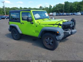  Salvage Jeep Wrangler