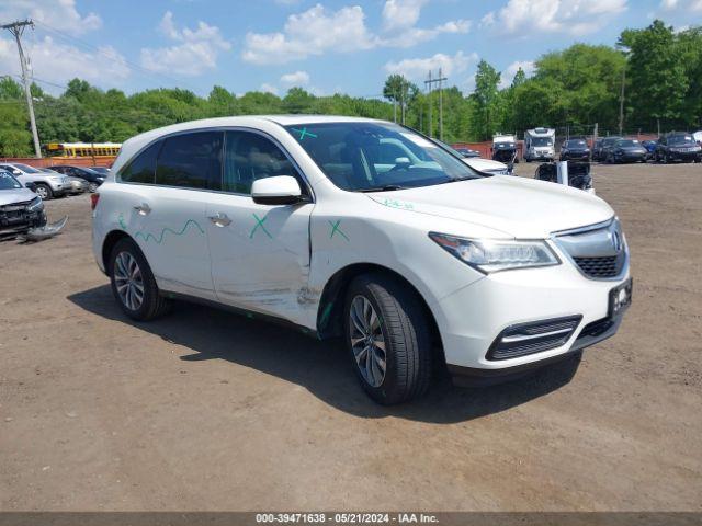  Salvage Acura MDX