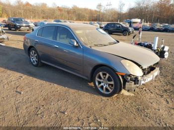  Salvage INFINITI G35x