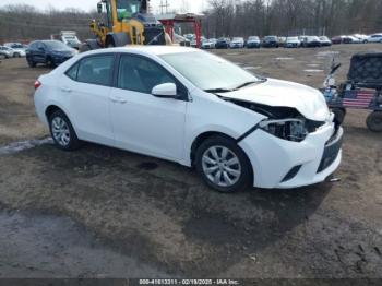  Salvage Toyota Corolla