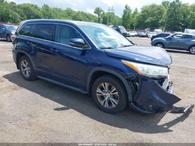  Salvage Toyota Highlander