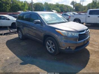  Salvage Toyota Highlander