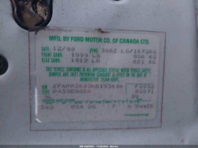 Ford Tempo Gl Image 9