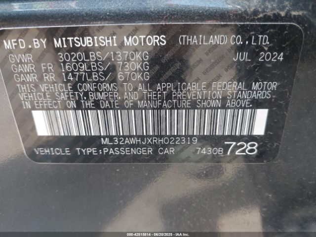 Mitsubishi Mirage Image 6