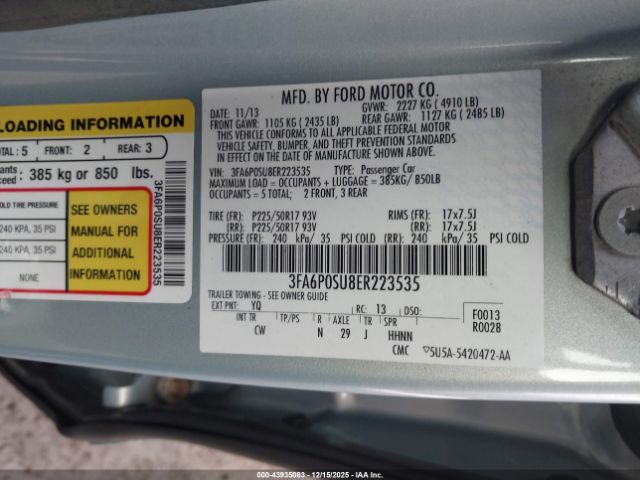 Ford Fusion Titanium Image 17