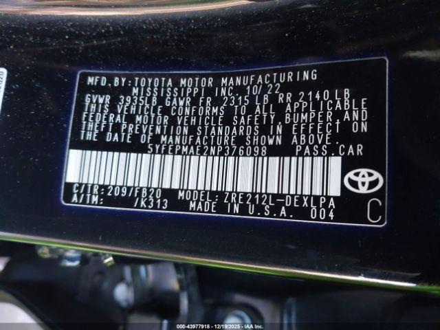 Toyota Corolla Le Image 8